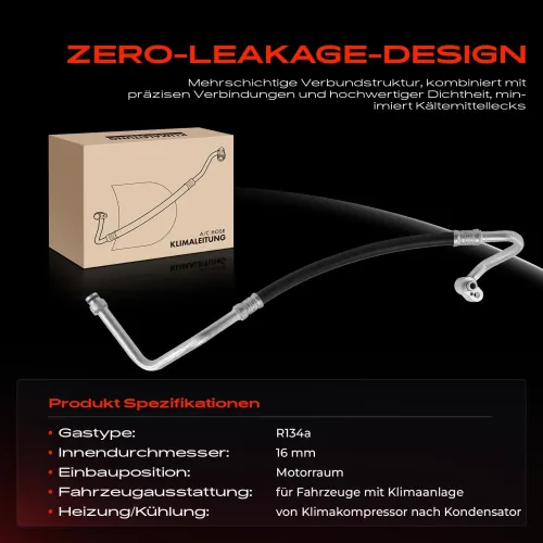 Hochdruck-/Niederdruckleitung, Klimaanlage Motorraum Frankberg 5481FB0025278 Bild Hochdruck-/Niederdruckleitung, Klimaanlage Motorraum Frankberg 5481FB0025278
