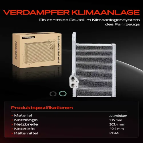 Verdampfer, Klimaanlage Frankberg 5481FB0025492 Bild Verdampfer, Klimaanlage Frankberg 5481FB0025492