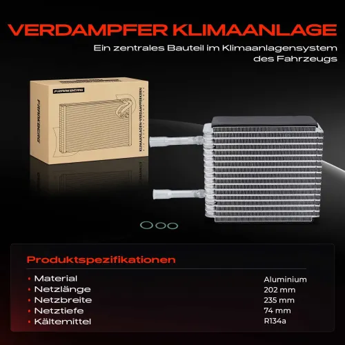 Verdampfer, Klimaanlage Frankberg 5481FB0025493 Bild Verdampfer, Klimaanlage Frankberg 5481FB0025493