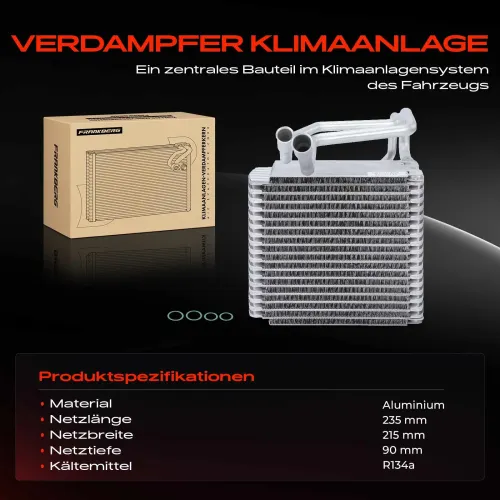 Verdampfer, Klimaanlage Frankberg 5481FB0025495 Bild Verdampfer, Klimaanlage Frankberg 5481FB0025495