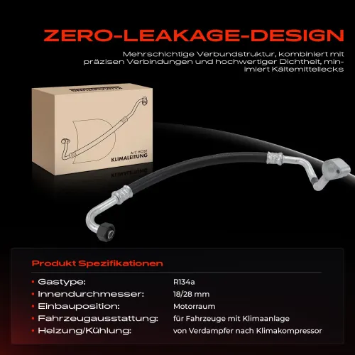 Hochdruck-/Niederdruckleitung, Klimaanlage Motorraum Frankberg 5481FB0025565 Bild Hochdruck-/Niederdruckleitung, Klimaanlage Motorraum Frankberg 5481FB0025565