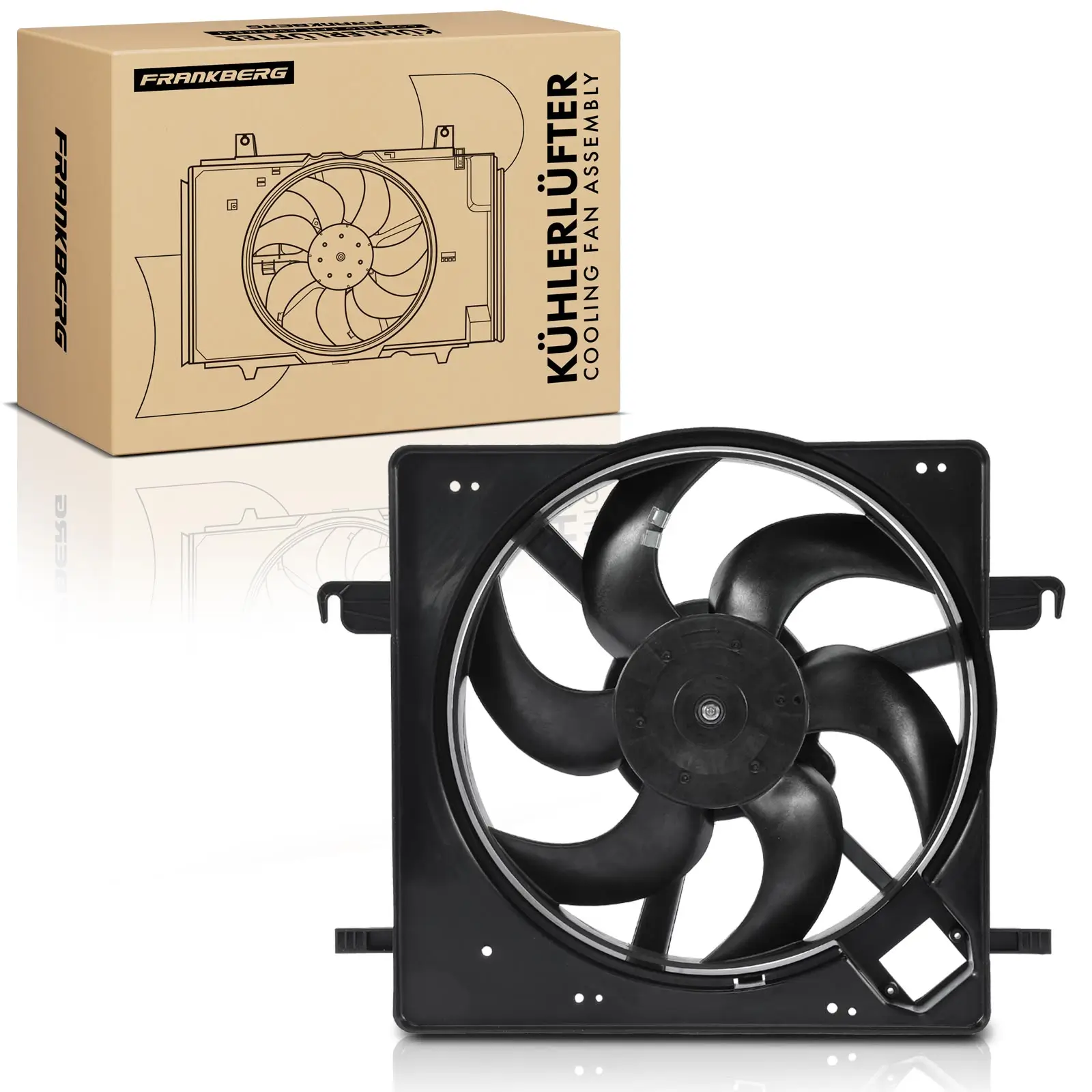 Lüfter, Motorkühlung 12 V Frankberg 5481FB0025674