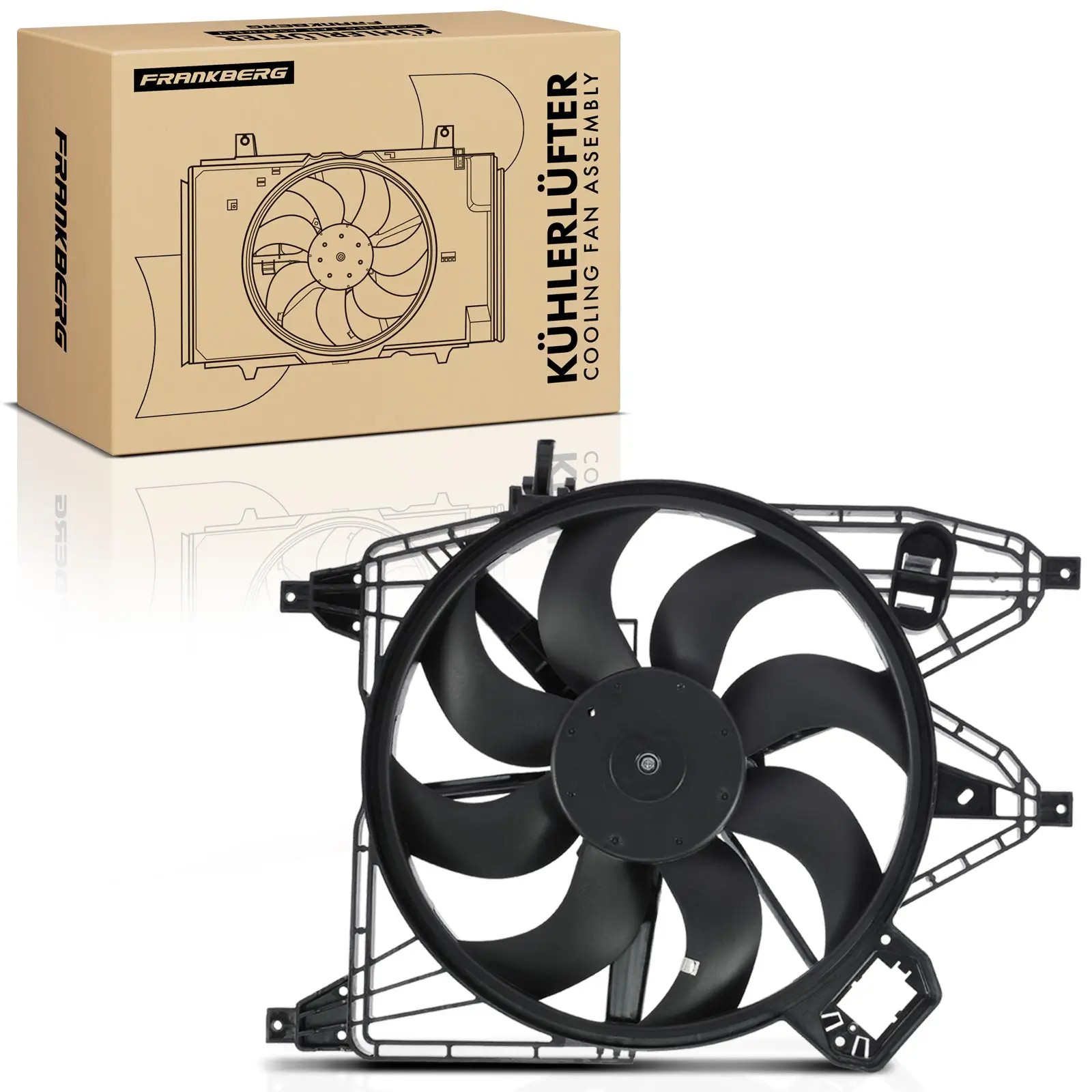 Lüfter, Motorkühlung 12 V Frankberg 5481FB0026510