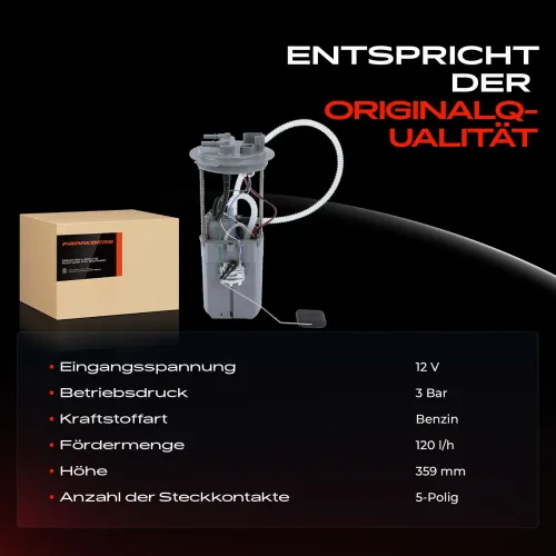 Kraftstoffpumpe 12 V Frankberg 5481FB0026753 Bild Kraftstoffpumpe 12 V Frankberg 5481FB0026753