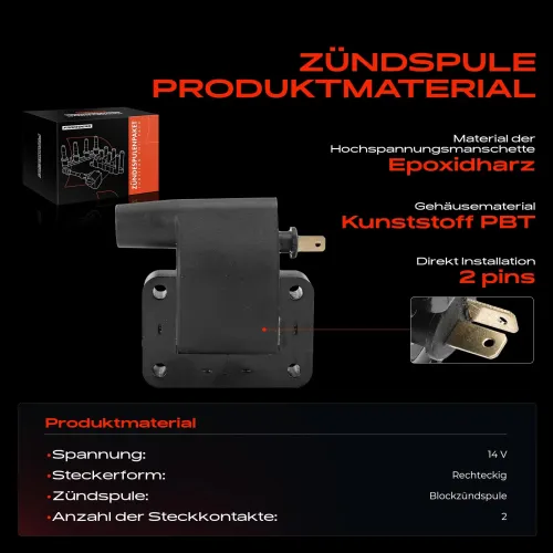 Zündspule 14 V Frankberg 5481FB0026779 Bild Zündspule 14 V Frankberg 5481FB0026779