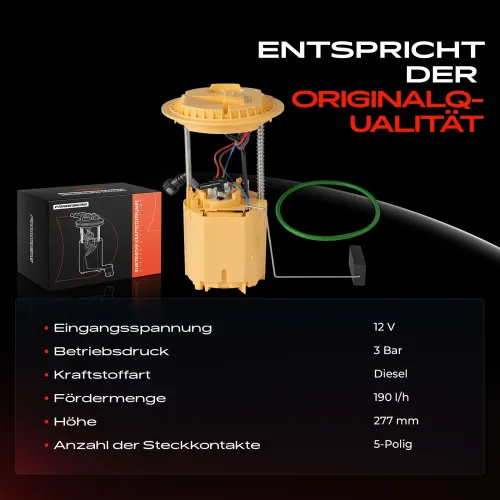 Kraftstoffpumpe 12 V Frankberg 5481FB0026822 Bild Kraftstoffpumpe 12 V Frankberg 5481FB0026822