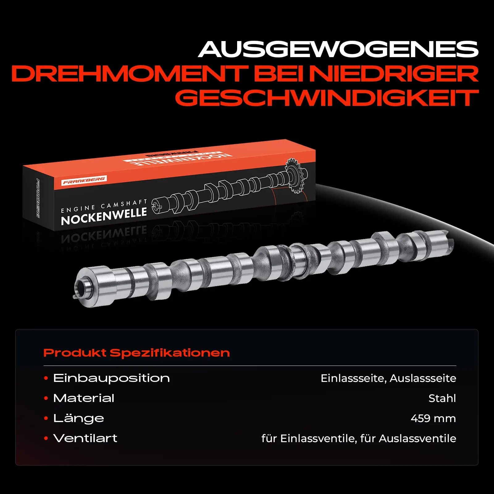 Sensor, Raddrehzahl 12 V Hinterachse rechts Frankberg 5481FB0000730