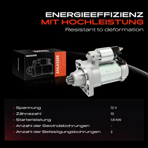 Starter 12 V 1,8 kW Frankberg 5481FB0027118 Bild Starter 12 V 1,8 kW Frankberg 5481FB0027118