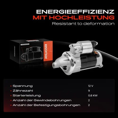 Starter 12 V 0,8 kW Frankberg 5481FB0027123 Bild Starter 12 V 0,8 kW Frankberg 5481FB0027123