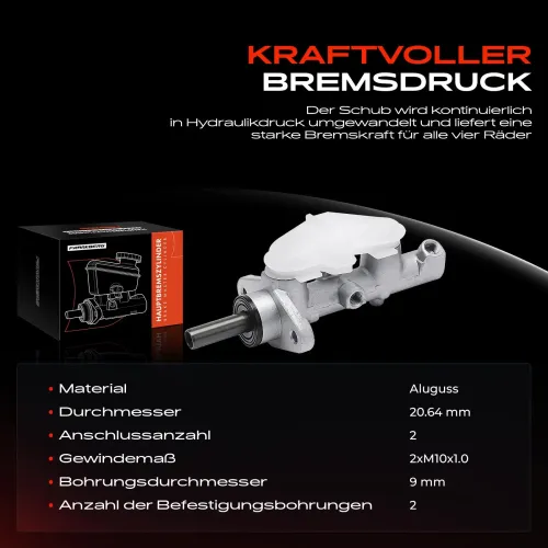 Hauptbremszylinder Frankberg 5481FB0027163 Bild Hauptbremszylinder Frankberg 5481FB0027163