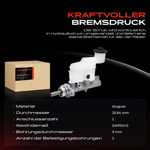 Hauptbremszylinder Frankberg 5481FB0027188 Bild Hauptbremszylinder Frankberg 5481FB0027188