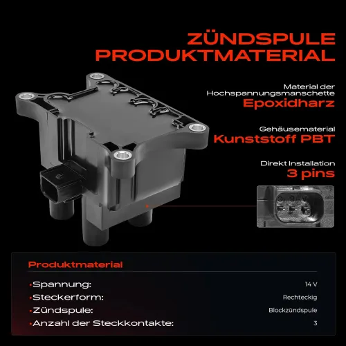 Zündspule 14 V Frankberg 5481FB0027570 Bild Zündspule 14 V Frankberg 5481FB0027570