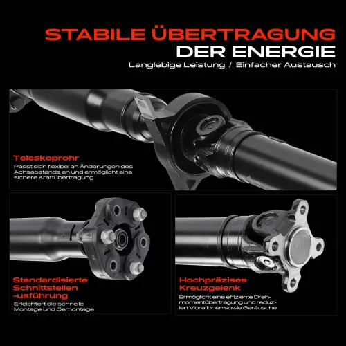 Gelenkwelle, Achsantrieb Hinterachse Frankberg 5481FB0027599 Bild Gelenkwelle, Achsantrieb Hinterachse Frankberg 5481FB0027599