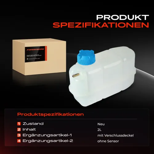 Ausgleichsbehälter, Kühlmittel Frankberg 5481FB0027623 Bild Ausgleichsbehälter, Kühlmittel Frankberg 5481FB0027623