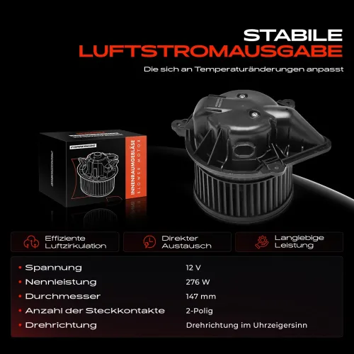 Innenraumgebläse 12 V Frankberg 5481FB0027683 Bild Innenraumgebläse 12 V Frankberg 5481FB0027683