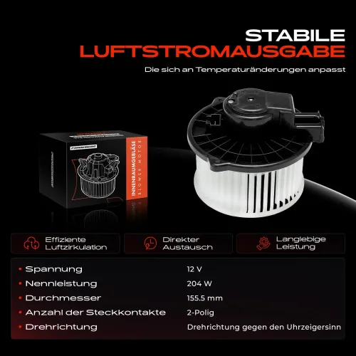 Innenraumgebläse 12 V Frankberg 5481FB0027711 Bild Innenraumgebläse 12 V Frankberg 5481FB0027711