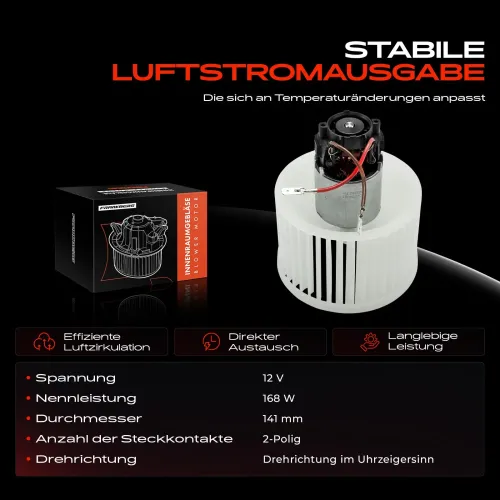 Innenraumgebläse 12 V Frankberg 5481FB0027738 Bild Innenraumgebläse 12 V Frankberg 5481FB0027738