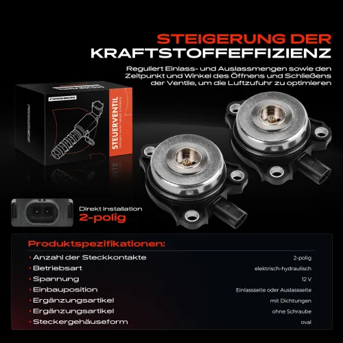 Steuerventil, Nockenwellenverstellung 12 V Frankberg 5481FB0027843 Bild Steuerventil, Nockenwellenverstellung 12 V Frankberg 5481FB0027843