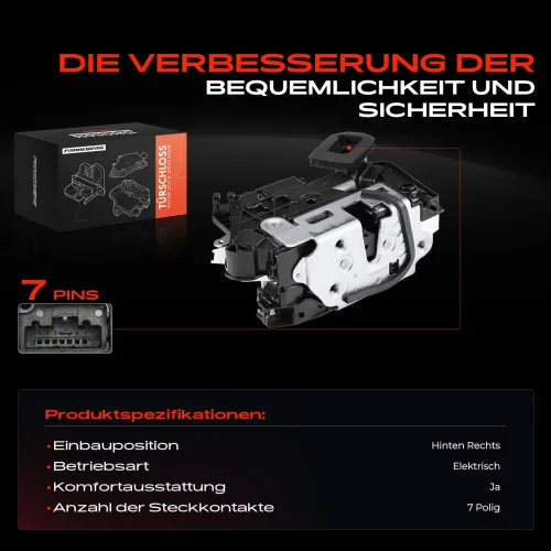 Türschloss hinten rechts Frankberg 5481FB0028023 Bild Türschloss hinten rechts Frankberg 5481FB0028023