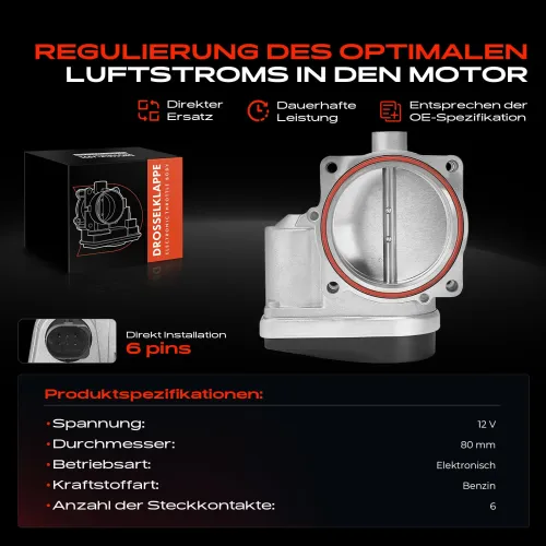 Drosselklappenstutzen 12 V Frankberg 5481FB0028440 Bild Drosselklappenstutzen 12 V Frankberg 5481FB0028440