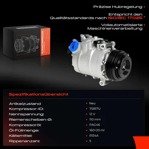 Kompressor, Klimaanlage Frankberg 5481FB0028445 Bild Kompressor, Klimaanlage Frankberg 5481FB0028445