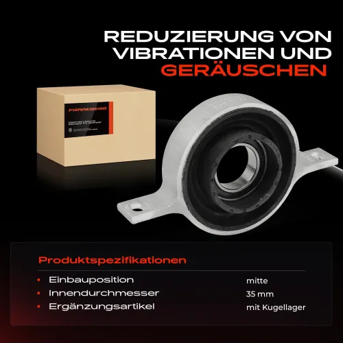 Lager, Gelenkwellenmittellager Mitte Frankberg 5481FB0028464 Bild Lager, Gelenkwellenmittellager Mitte Frankberg 5481FB0028464