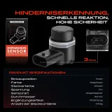 Sensor, Raddrehzahl 12 V Vorderachse beidseitig Frankberg 5481FB0000863