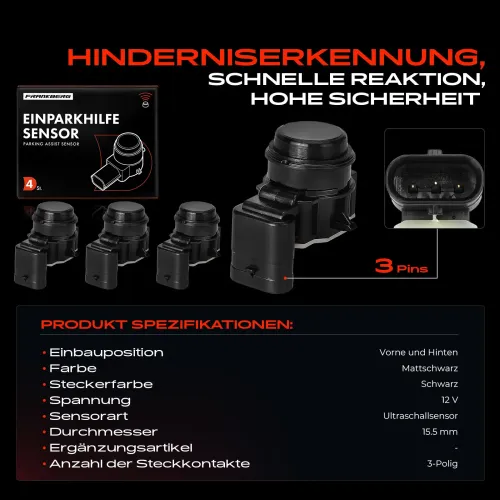 Sensor, Raddrehzahl Hinterachse rechts Frankberg 5481FB0000891 Bild Sensor, Raddrehzahl Hinterachse rechts Frankberg 5481FB0000891