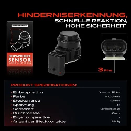 Sensor, Raddrehzahl 12 V Hinterachse beidseitig Frankberg 5481FB0000887 Bild Sensor, Raddrehzahl 12 V Hinterachse beidseitig Frankberg 5481FB0000887