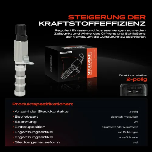 Steuerventil, Nockenwellenverstellung 12 V Frankberg 5481FB0028676 Bild Steuerventil, Nockenwellenverstellung 12 V Frankberg 5481FB0028676