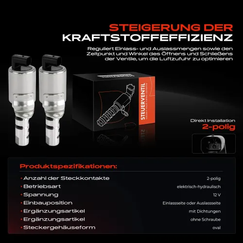 Steuerventil, Nockenwellenverstellung 12 V Frankberg 5481FB0028682 Bild Steuerventil, Nockenwellenverstellung 12 V Frankberg 5481FB0028682