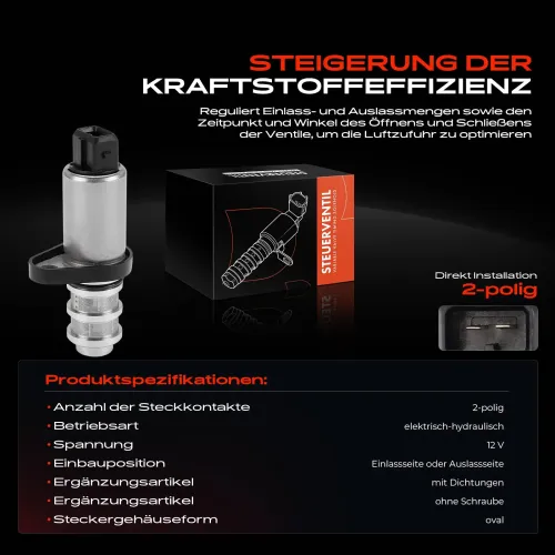 Steuerventil, Nockenwellenverstellung 12 V Frankberg 5481FB0028687 Bild Steuerventil, Nockenwellenverstellung 12 V Frankberg 5481FB0028687