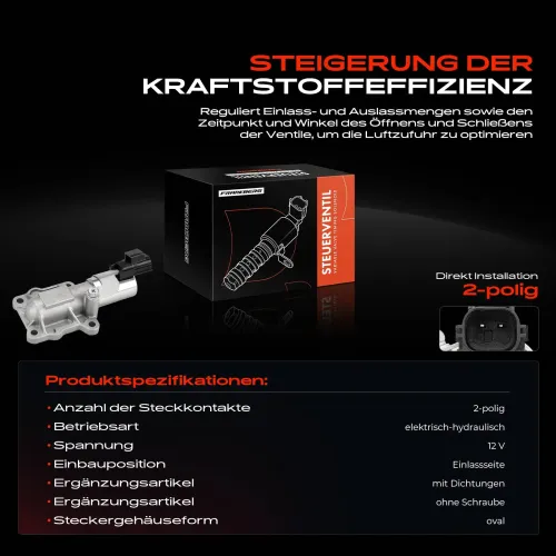 Steuerventil, Nockenwellenverstellung 12 V Einlassseite Frankberg 5481FB0028688 Bild Steuerventil, Nockenwellenverstellung 12 V Einlassseite Frankberg 5481FB0028688