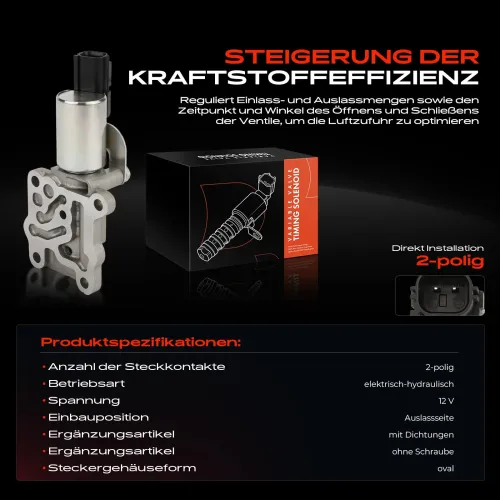 Steuerventil, Nockenwellenverstellung 12 V Auslassseite Frankberg 5481FB0028701 Bild Steuerventil, Nockenwellenverstellung 12 V Auslassseite Frankberg 5481FB0028701