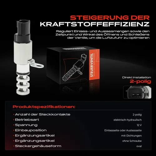 Steuerventil, Nockenwellenverstellung 12 V Frankberg 5481FB0028717 Bild Steuerventil, Nockenwellenverstellung 12 V Frankberg 5481FB0028717