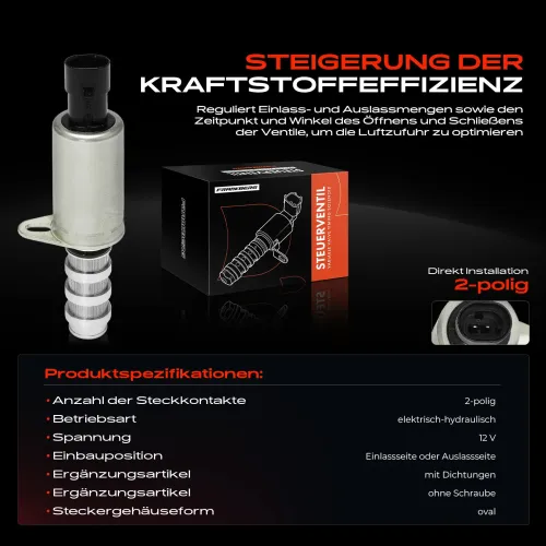 Steuerventil, Nockenwellenverstellung 12 V Frankberg 5481FB0028722 Bild Steuerventil, Nockenwellenverstellung 12 V Frankberg 5481FB0028722