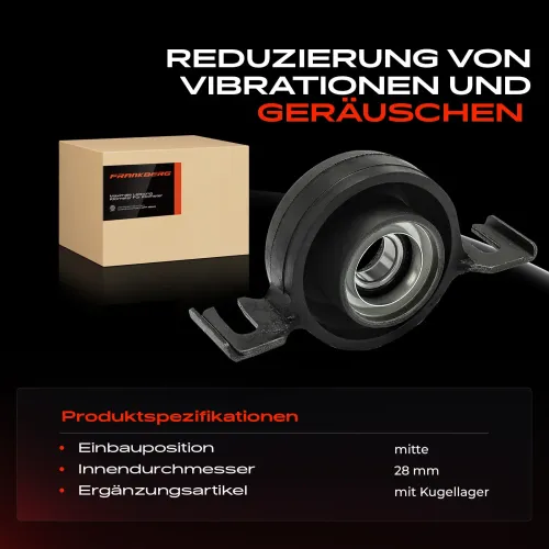 Lager, Gelenkwellenmittellager Mitte Frankberg 5481FB0028752 Bild Lager, Gelenkwellenmittellager Mitte Frankberg 5481FB0028752