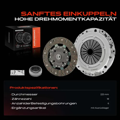 Kupplungssatz Frankberg 5481FB0028830 Bild Kupplungssatz Frankberg 5481FB0028830