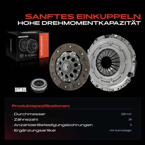 Kupplungssatz Frankberg 5481FB0028833 Bild Kupplungssatz Frankberg 5481FB0028833