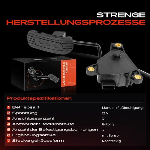 Fahrpedal 12 V Frankberg 5481FB0028881 Bild Fahrpedal 12 V Frankberg 5481FB0028881