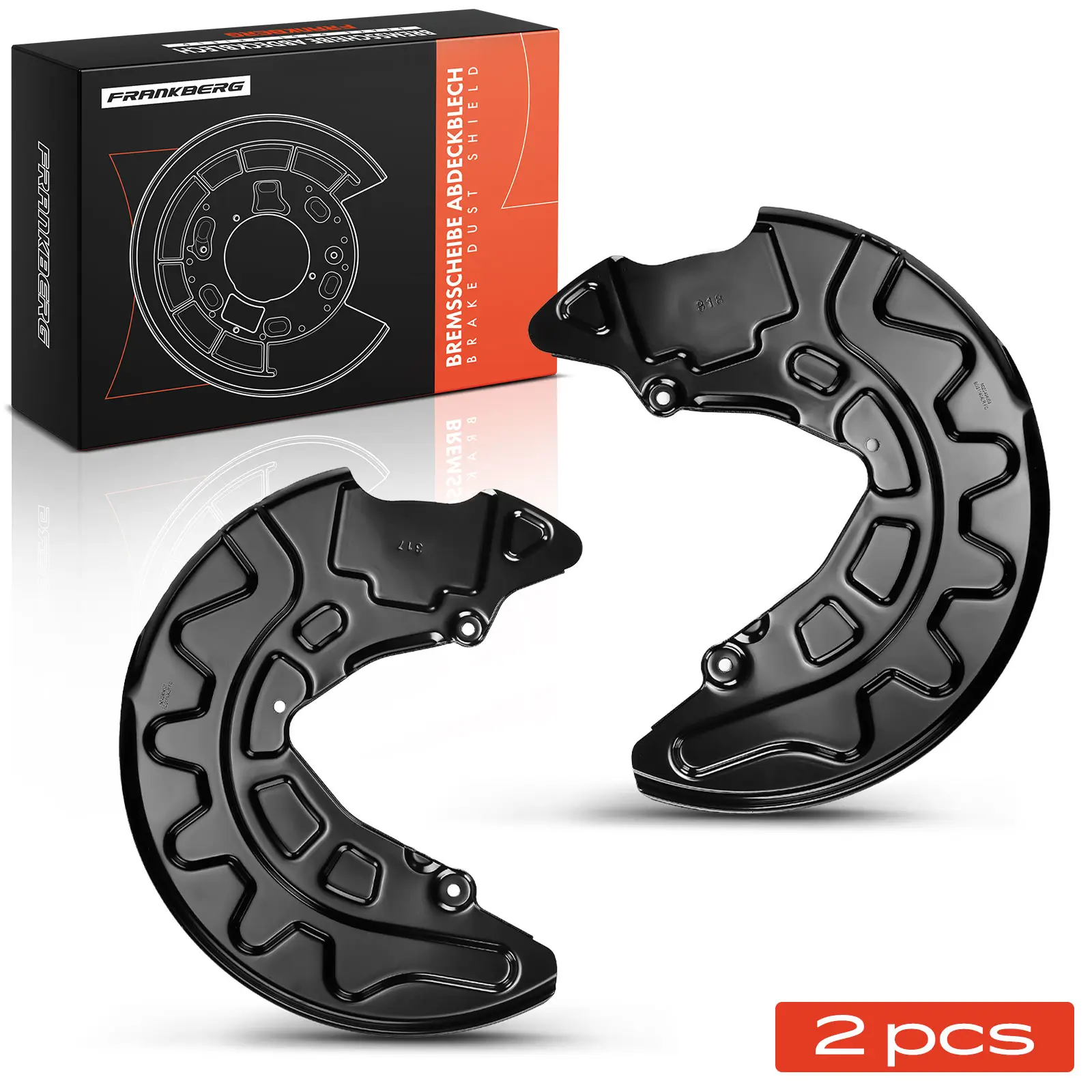 Spritzblech, Bremsscheibe Vorderachse beidseitig Frankberg 5481FB0028907