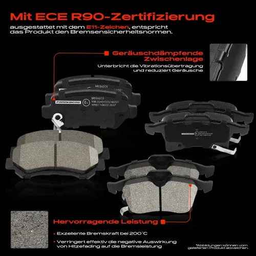 Bremsensatz, Scheibenbremse Vorderachse Hinterachse Frankberg 5481FB0028914 Bild Bremsensatz, Scheibenbremse Vorderachse Hinterachse Frankberg 5481FB0028914