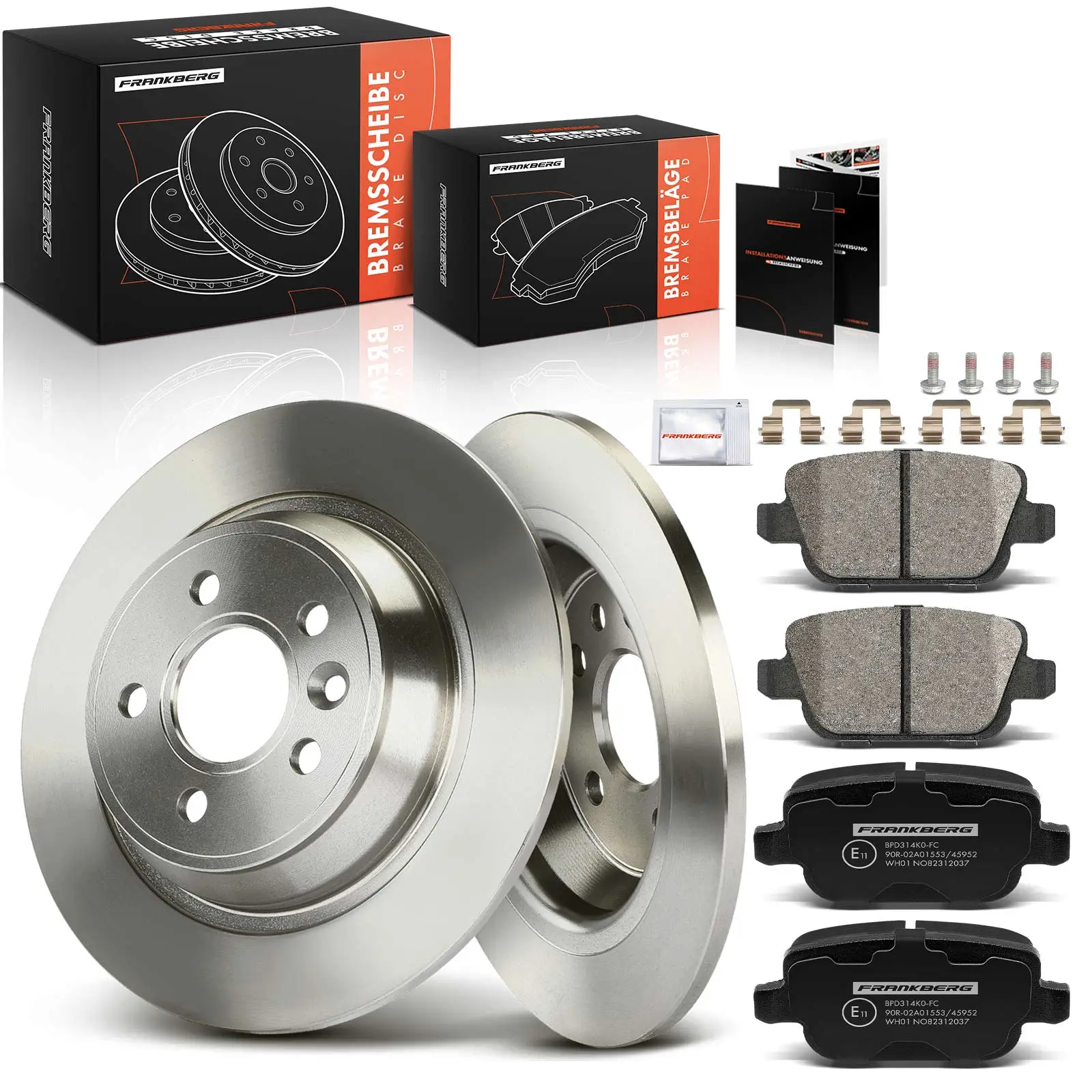 Bremsensatz, Scheibenbremse Hinterachse Frankberg 5481FB0028921