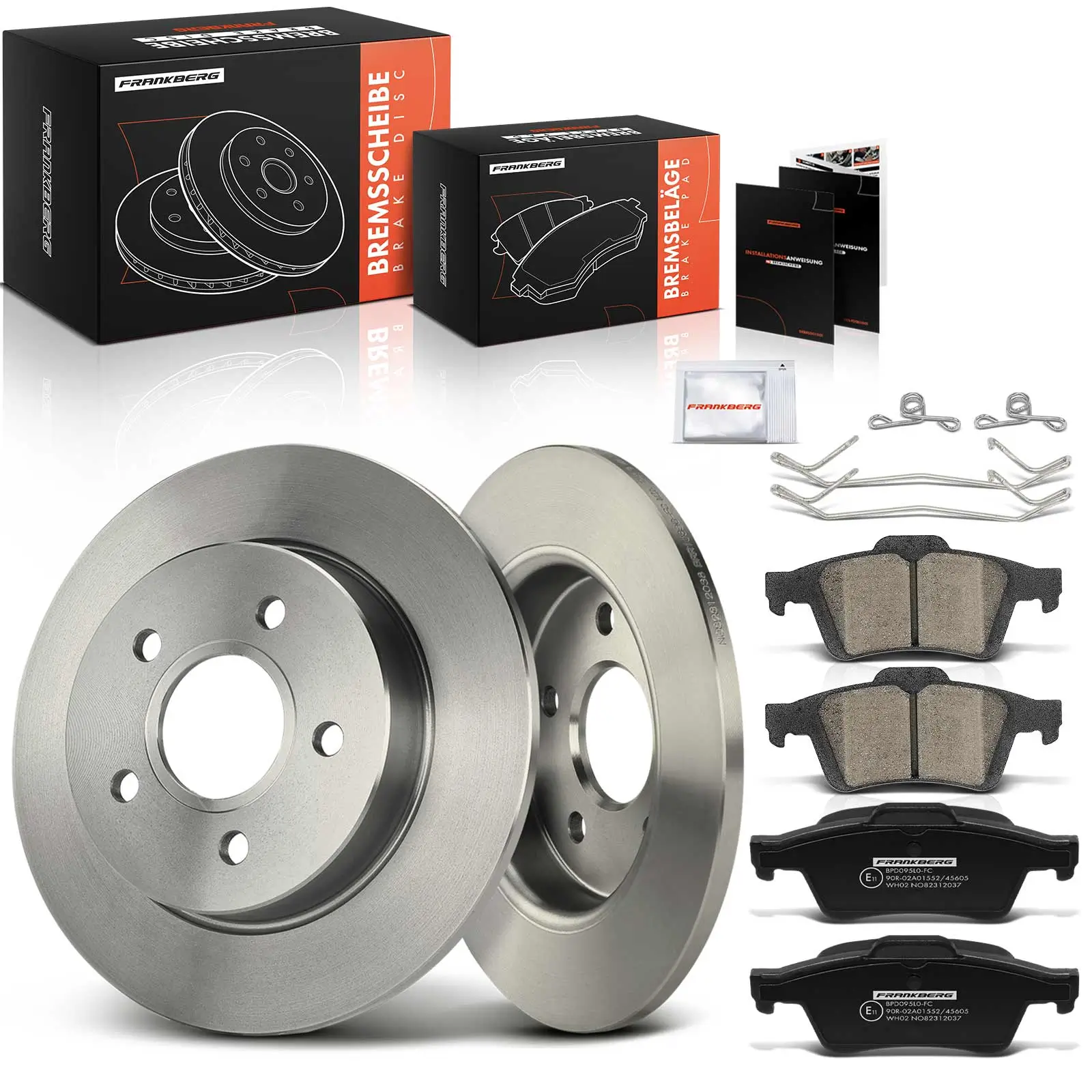 Bremsensatz, Scheibenbremse Hinterachse Frankberg 5481FB0028933