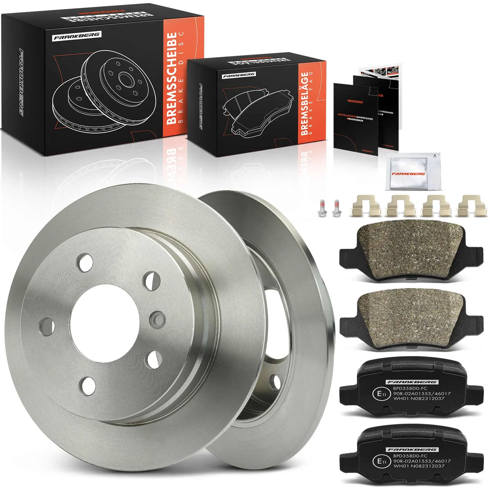 Bremsensatz, Scheibenbremse Hinterachse Frankberg 5481FB0028936