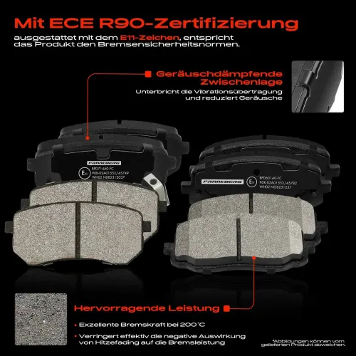 Bremsensatz, Scheibenbremse Vorderachse Hinterachse Frankberg 5481FB0028960 Bild Bremsensatz, Scheibenbremse Vorderachse Hinterachse Frankberg 5481FB0028960