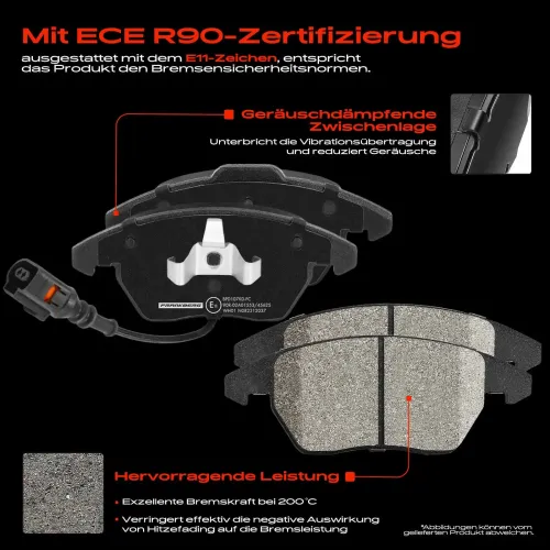 Bremsensatz, Scheibenbremse Vorderachse Frankberg 5481FB0028963 Bild Bremsensatz, Scheibenbremse Vorderachse Frankberg 5481FB0028963