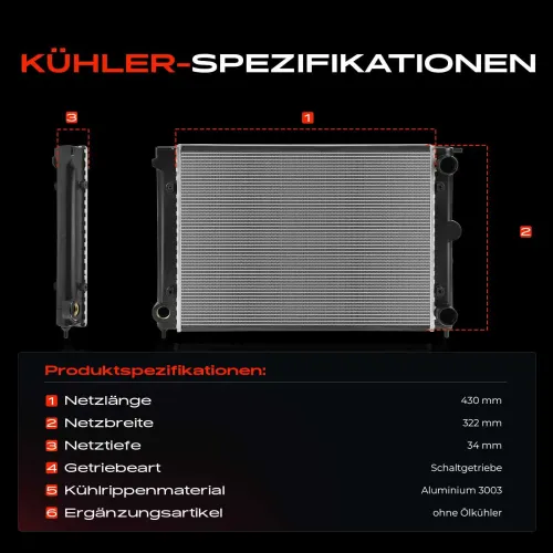 Kühler, Motorkühlung Frankberg 5481FB0029025 Bild Kühler, Motorkühlung Frankberg 5481FB0029025