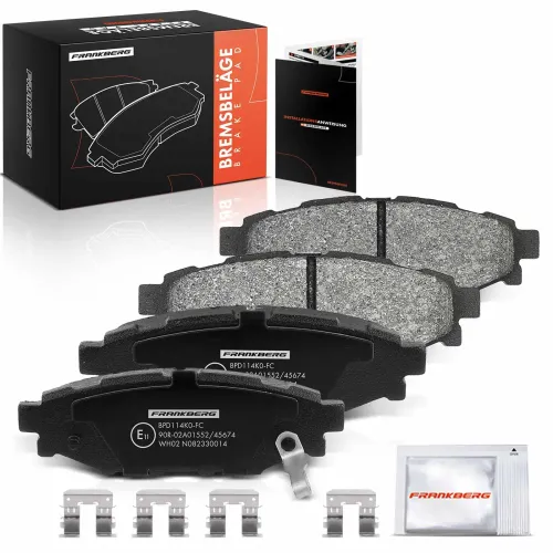 Bremsbelagsatz, Scheibenbremse Hinterachse beidseitig Frankberg 5481FB0029049 Bild Bremsbelagsatz, Scheibenbremse Hinterachse beidseitig Frankberg 5481FB0029049