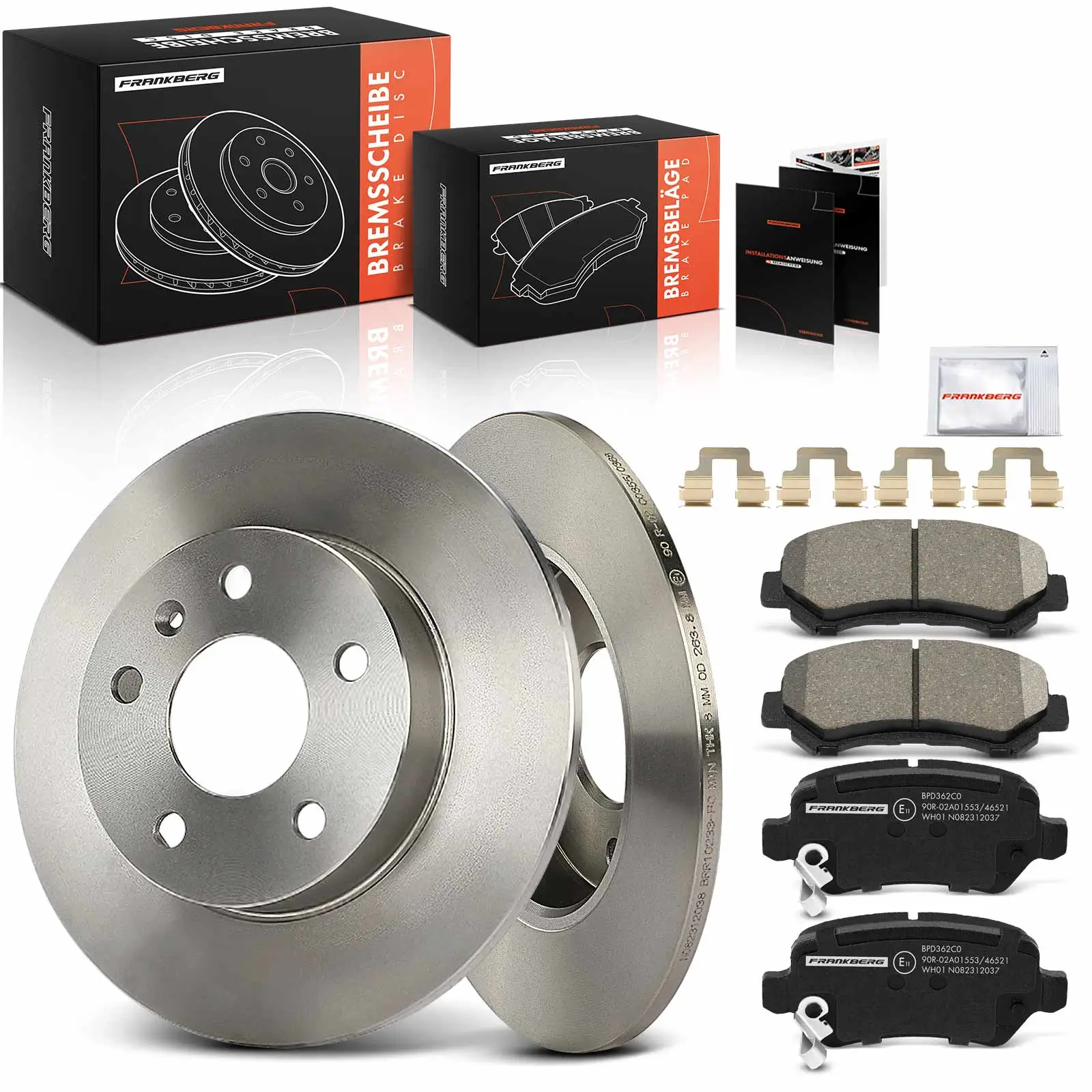 Bremsensatz, Scheibenbremse Hinterachse Frankberg 5481FB0029069